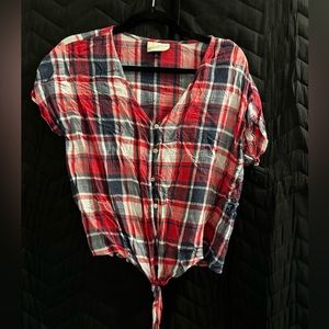 Women’s Plaid Button Down